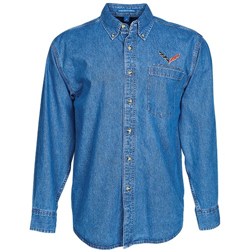 C7 Corvette Heavyweight Denim Shirt
