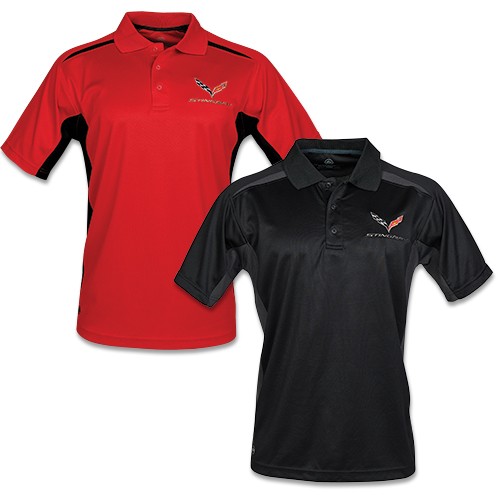 Men’s C7 Corvette Stingray Match Tech Polo