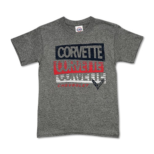 Youth C8 Corvette Striped T Shirt