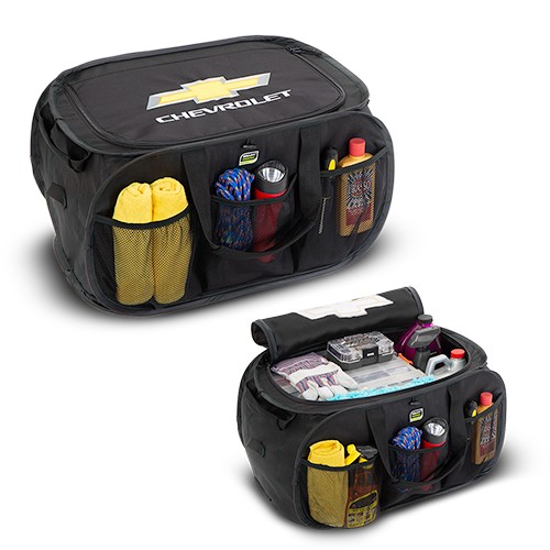 Chevrolet Pop-Up Trunk Organizer with Gold Bowtie 