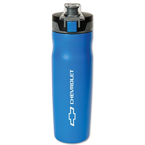 Chevrolet Stainless Steel Water Bottle with Bowtie