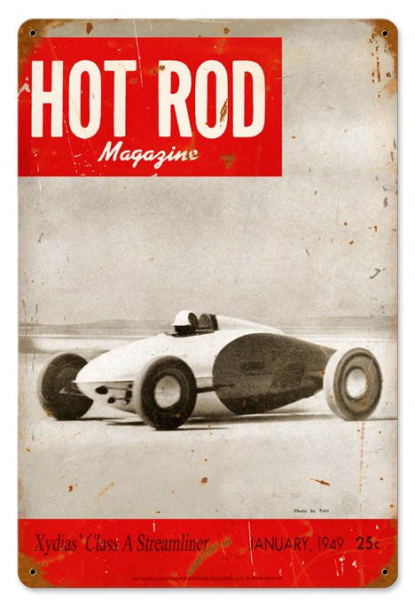 Hot Rod Magazine Cover "So. Cal Speed Shop" (Jan. 1949) Sign