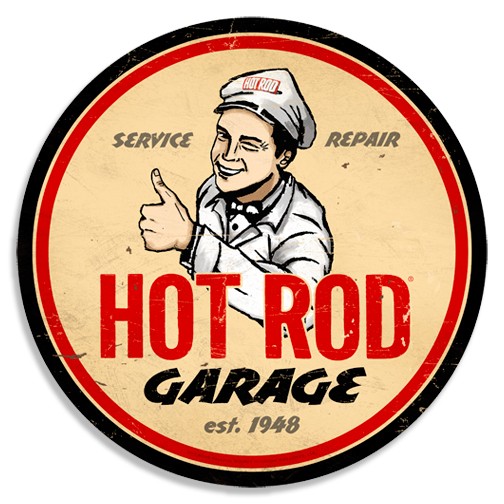 Hot Rod Garage Sign