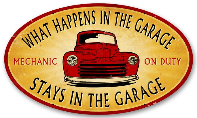 Stays in the Garage