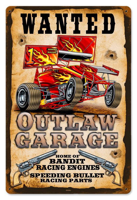 Wanted Outlaw Garage