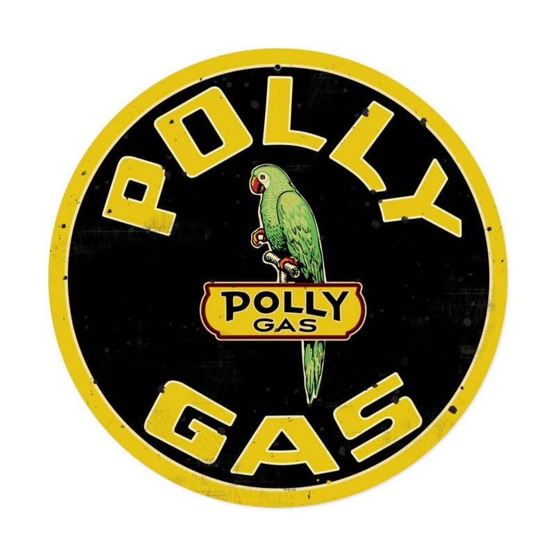 Polly Gas Vintage Sign 28 x 28