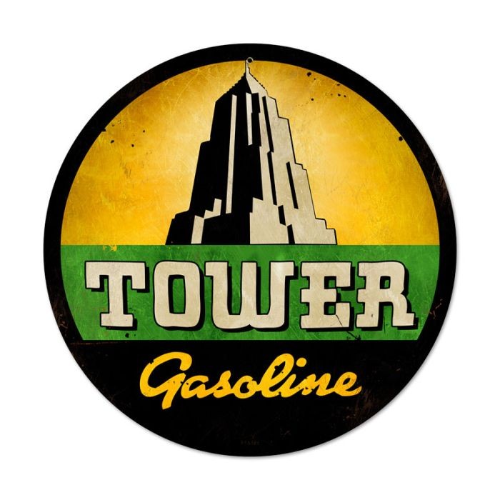 Tower Gasoline Vintage Sign