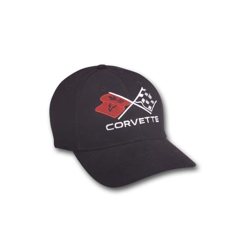 Corvette Crossflags Logo Hat