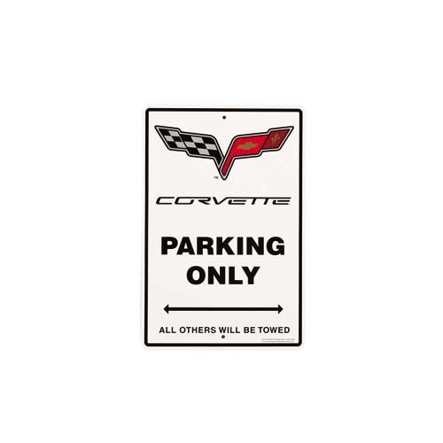 C6 Corvette Parking Sign