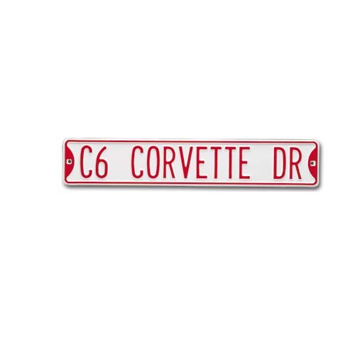 C6 CORVETTE STREET SIGN