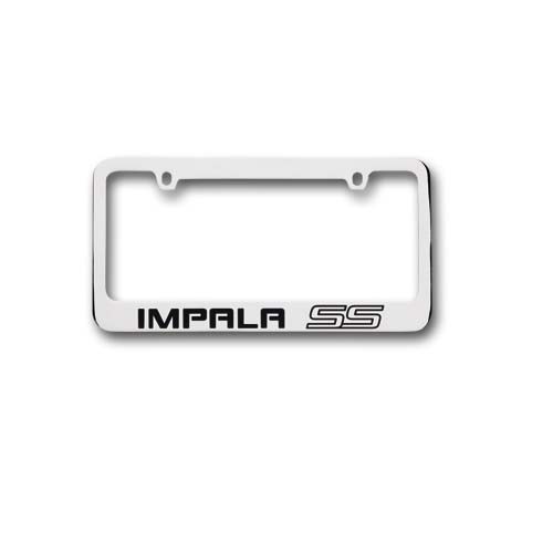 Chevy Impala SS License Plate Frame Chrome