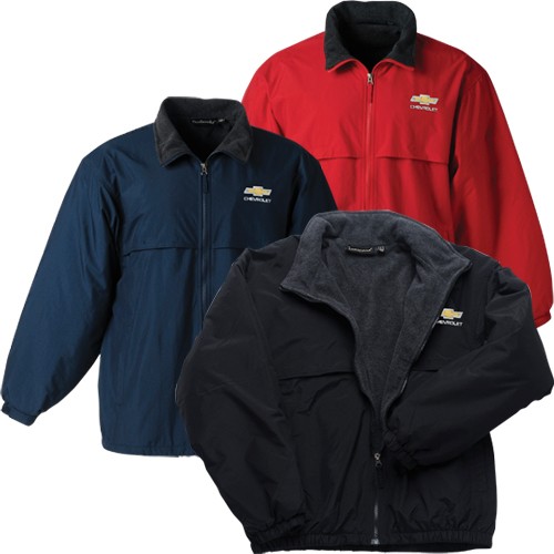 Polar Fleece Jacket With Chevy Bowtie by Dunbrooke