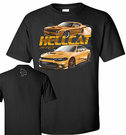 Dodge Charger & Challenger SRT Hellcat T Shirt
