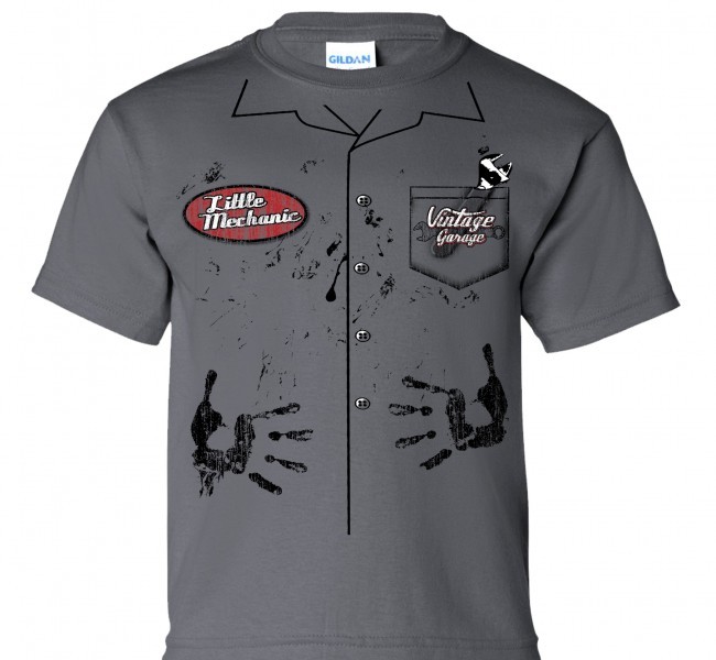 Little Mechanic Youth T Shirt