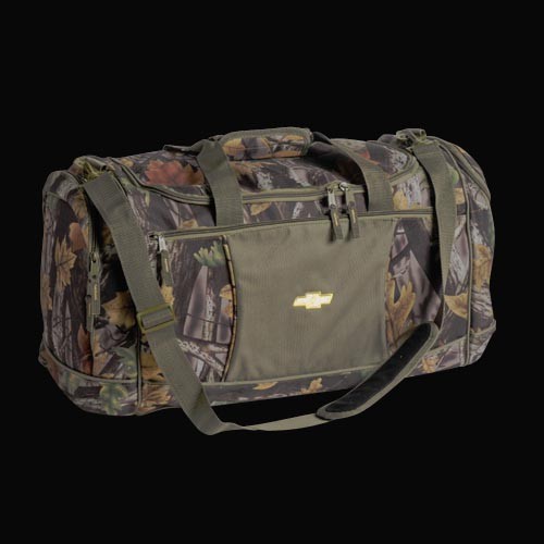 Chevy Camo Duffle with Cooler
