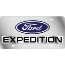 Ford Expedition License Plate with Mirror Surround 
