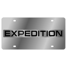 Ford Expedition License Plate with Mirror Surround Word Only 