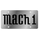 Ford Mach 1 Stainless Steel License Plate 