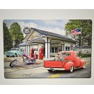 Route 66 Gas Station Vintage Sign 36 X 24 