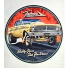 1965 Ford Falcon Gasser Round Sign 28 x 28