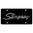 Chevy Stingray Carbon Steel License Plate