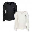 Ladies C8 Z06 Corvette L/S V-Neck