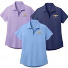 Ladies Chevy City Stretch Polo with Gold Bowtie