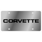 C4 Corvette Stainless Style License Plate