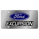Ford Excursion License Plate White Font