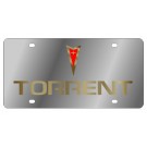 Pontiac Torrent License Plate - Stainless Style