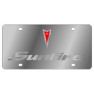 Pontiac Sunfire License Plate - Stainless Style