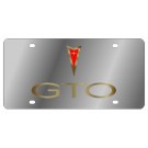 Pontiac GTO License Plate - Stainless Style