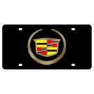 Cadillac Lazer Tag Gold Logo License Plate 