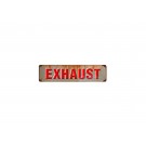 Exhaust Vintage Metal Sign 20 x 5