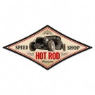 Speed Shop Vintage Sign by Hot Rod Magazine