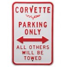 C6 Corvette Parking Sign 