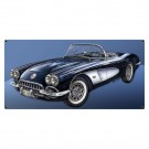 1958 Corvette Vintage Metal Sign 22 x 11