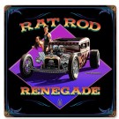 Rat Rod Renegade Vintage Sign 15 x 12