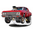 1964 Blown Power Vintage Sign 15 x 10