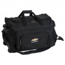 Chevrolet Vanguard Rolling Duffel Bag with Gold Bowtie