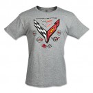 Corvette 8 Generations T Shirt