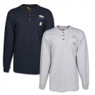 Chevrolet Carhartt Long Sleeve Henley with Gold Bowtie