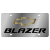 Chevrolet Blazer License Plate with Gold Bowtie