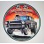 1955 Bad-Ass Gasser Round Vintage Sign 14 x 14