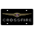 Chrysler Crossfire Carbon Steel License Plate Silver Logo