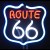 Route 66 Neon Sculpture