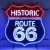 Route 66 Neon Sign with Backing