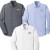 Chevy Superpro Oxford Dress Shirt with Gold Bowtie