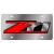 Chevy Z-71 Stainless Steel License Plate with Silver Font