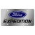 Ford Expedition Stainless Steel License Plate